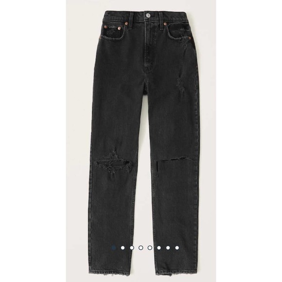 Abercrombie & Fitch Denim - Brand new Abercrombie & Fitch the 90s straight ultra high rise jeans size 28